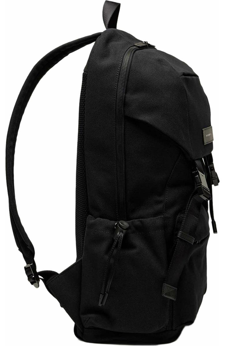WANT Les Essentiels Bishop Organic Cotton Canvas Backpack, Alternate, color, Black