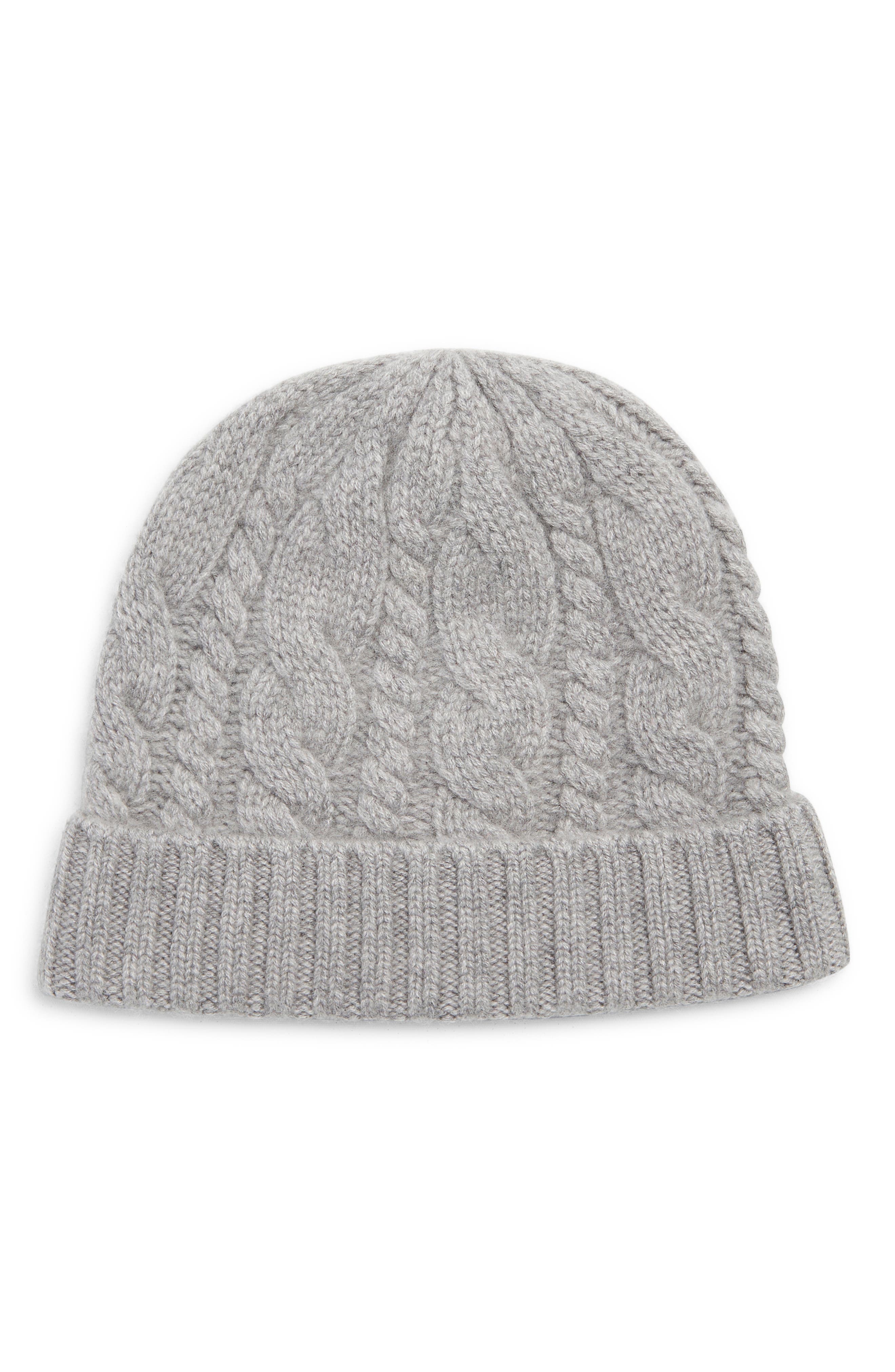 Sofia Cashmere Cashmere Chunky Cable Knit Beanie