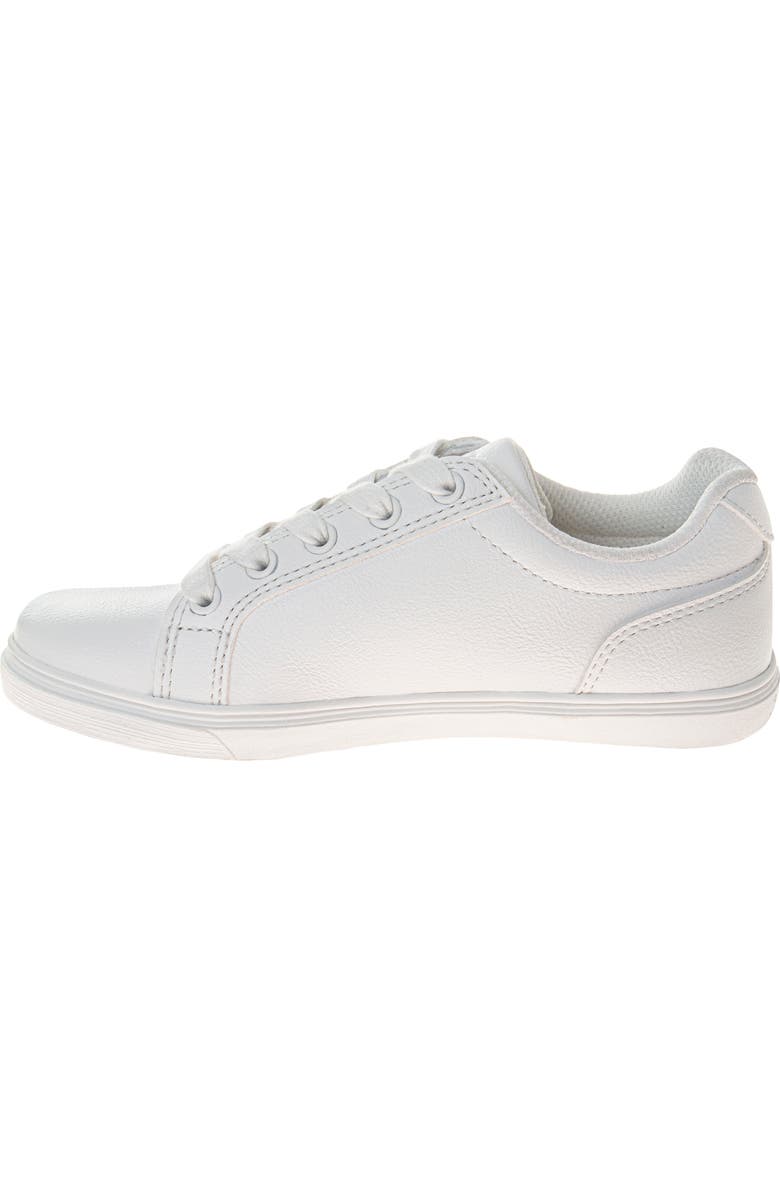 Perry Ellis Boys' Portfolio Sneakers Lightweight Ultra-Foam Sole Non-Slip Sole All-Day Comfort., Alternate, color, White