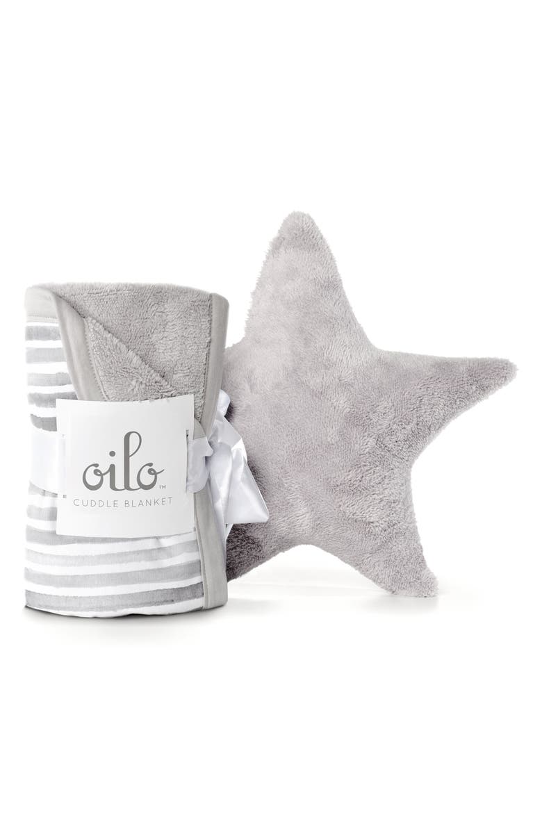 Oilo Ink Cuddle Blanket & Star Dream Pillow Set, Alternate, color,