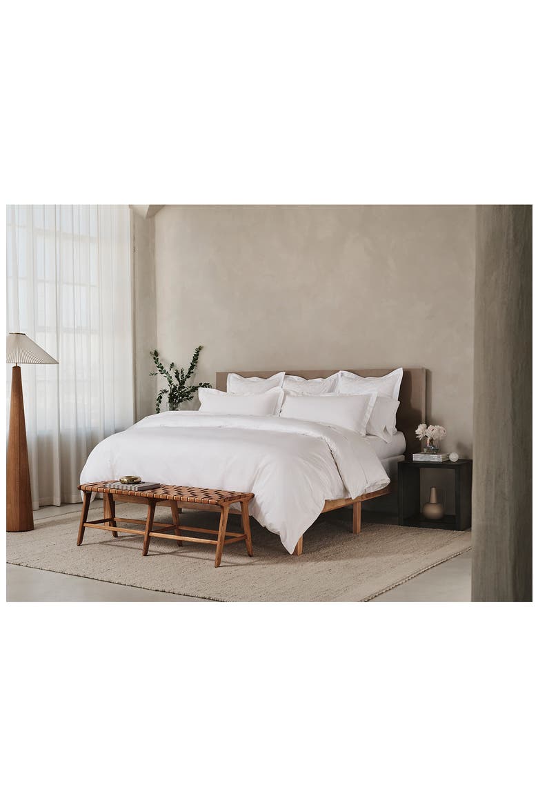 Heirloom Organic Cotton Sateen Sham, Alternate, color, ALPINE WHITE