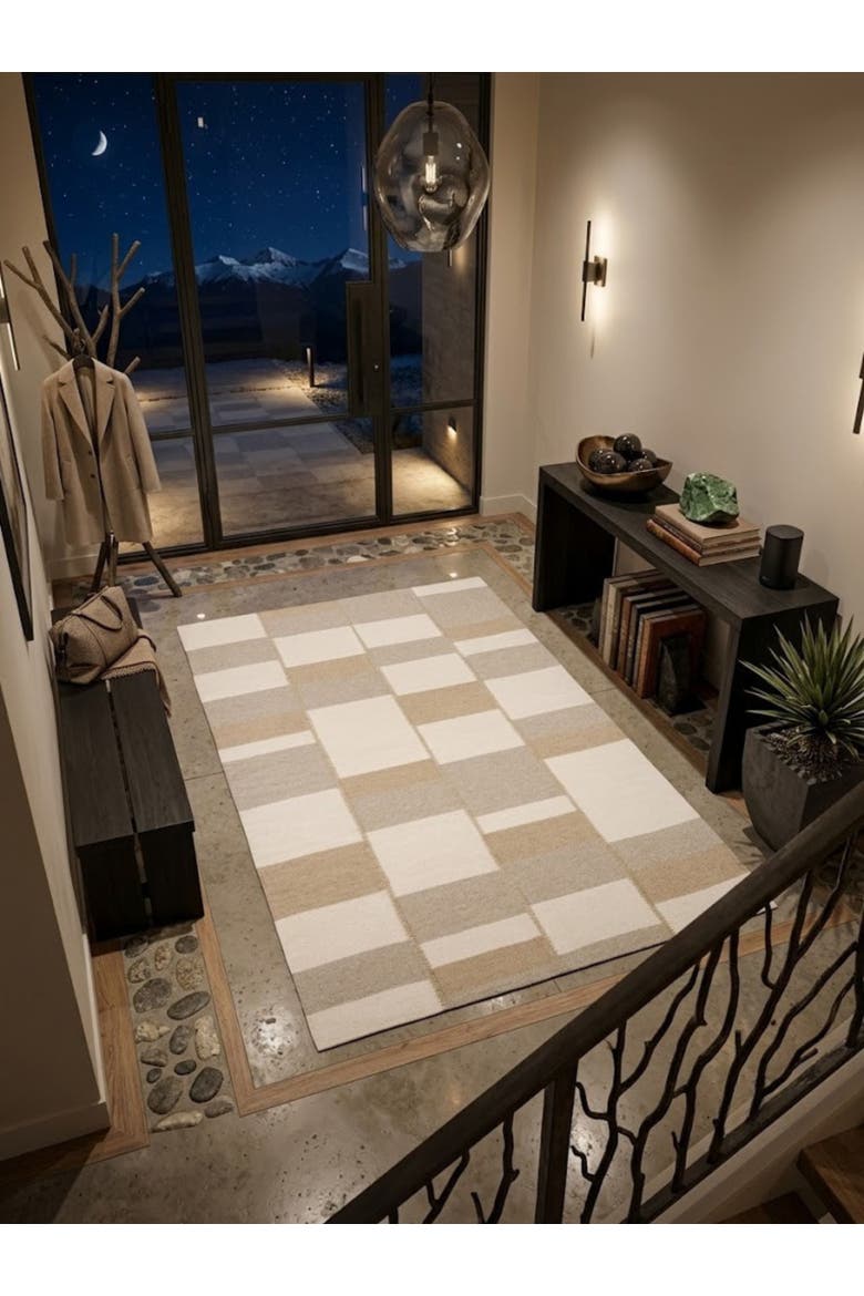 Sahara Wool Rug, Alternate, color, Beige