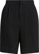 CITY BLUES Pleat Front Bermuda Shorts