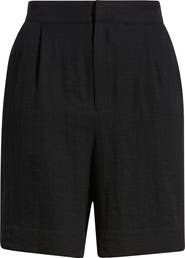 CITY BLUES Pleat Front Bermuda Shorts
