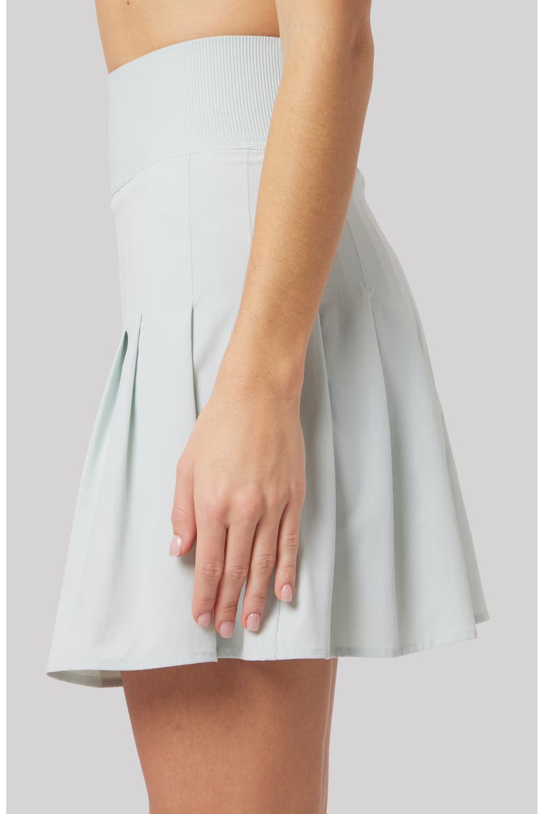 Serena Pleated Performance Skort, Alternate, color, PORCELAIN BLUE