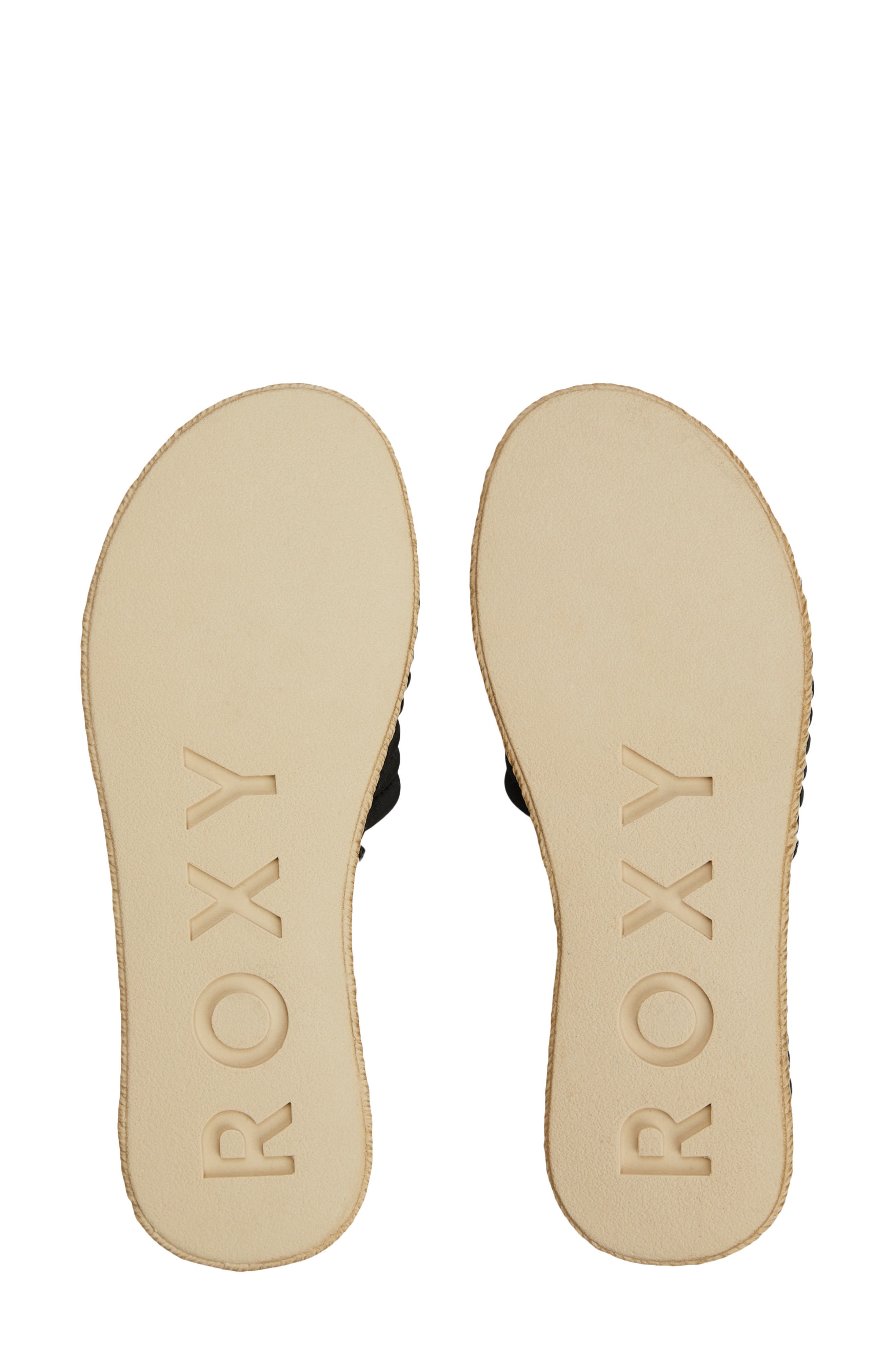 Roxy Shoresoft Slide Sandal, Alternate, color, Black