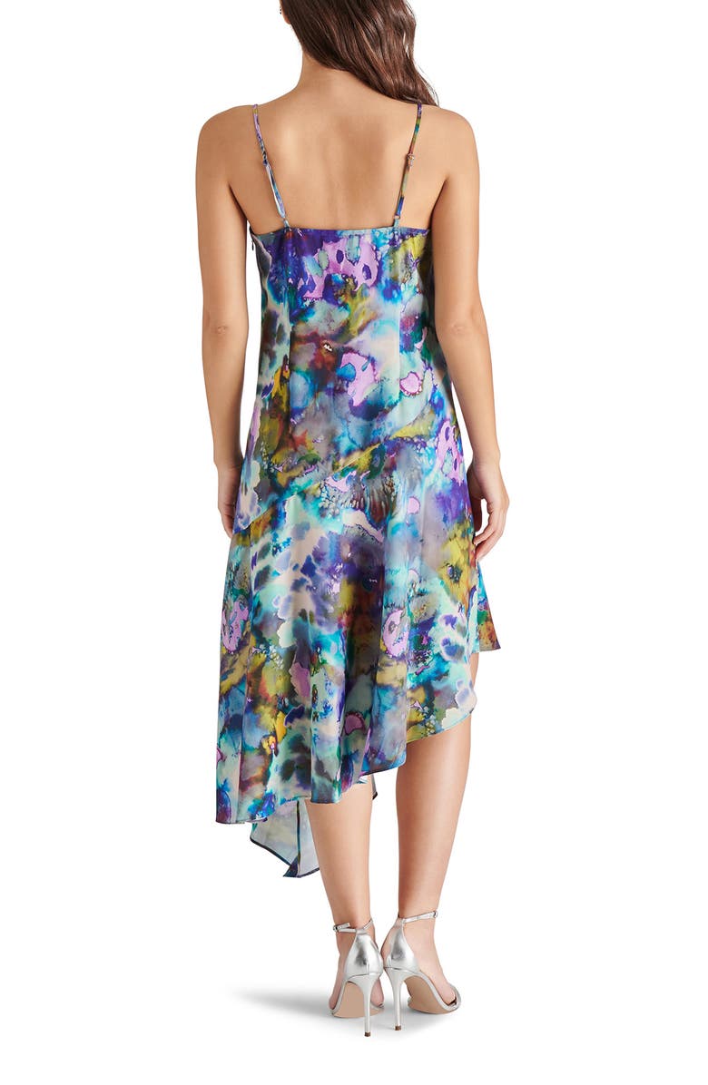 Steve Madden Elysia Sleeveless Asymmetric Midi Dress, Alternate, color, 