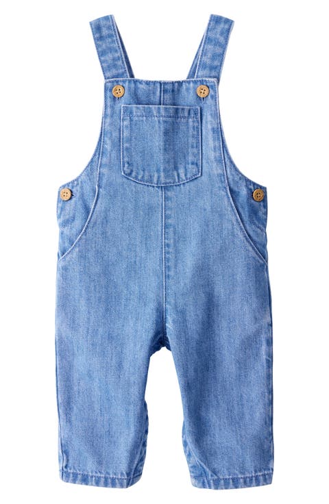 Kids' Organic Cotton Denim Overalls