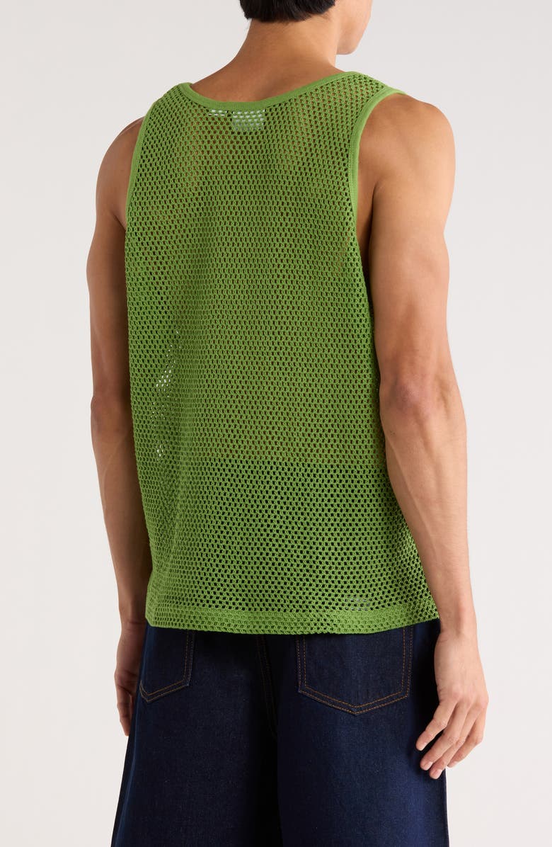 Obey Morro Mesh Tank Top, Alternate, color, Piquant Green