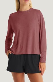 Free Fly Shade Crossover Long Sleeve Top