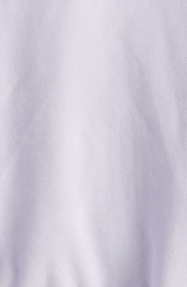 Tucker + Tate Kids' Bow Embroidered Velour Full Zip Hoodie, Alternate, color, Purple Petal Bow Emb