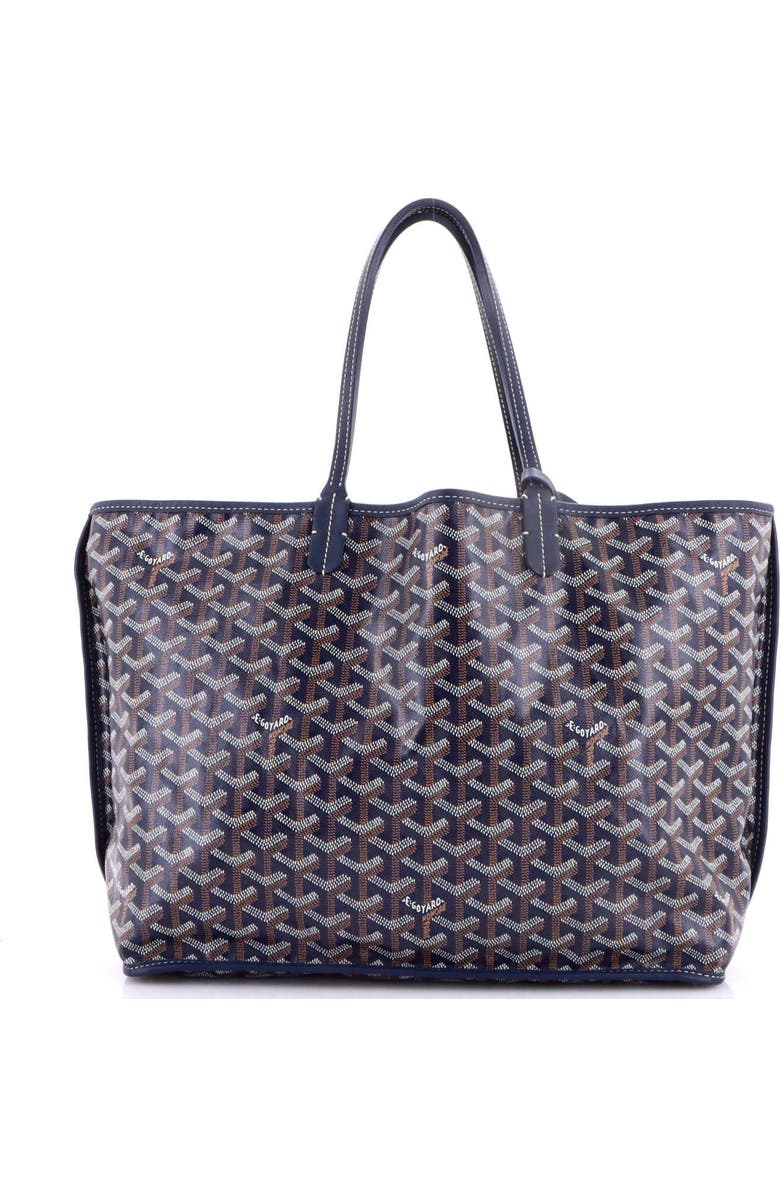 Pre-Owned Goyard Anjou Reversible Tote Coated Canvas PM, Alternate, color, Blue