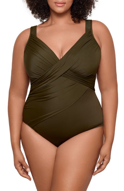 Miraclesuit ® Solid Revele One-piece Swimsuit In Green