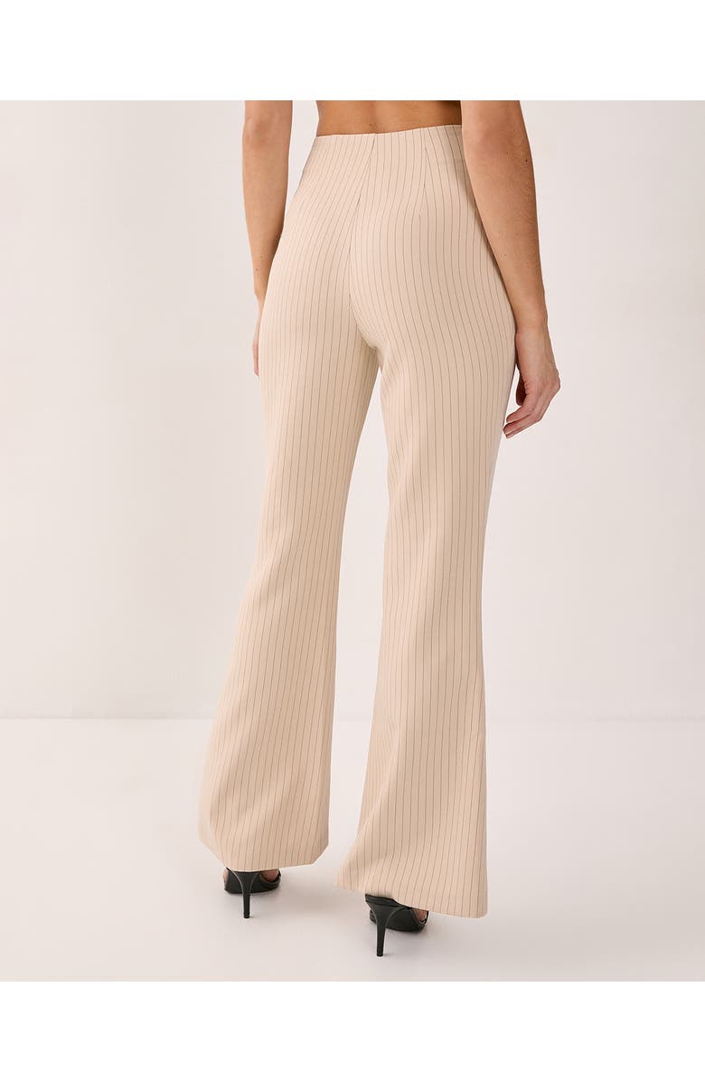 NASTY GAL Lace Trim Tailored Flared Pants, Alternate, color, 