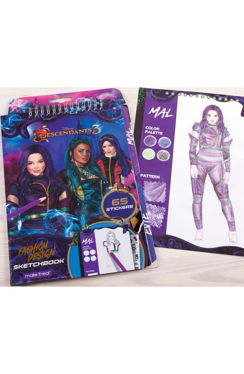 Disney Descendants 3 Fashion Design Tracing Light Table 9 Piece Set, Alternate, color, Multicolored