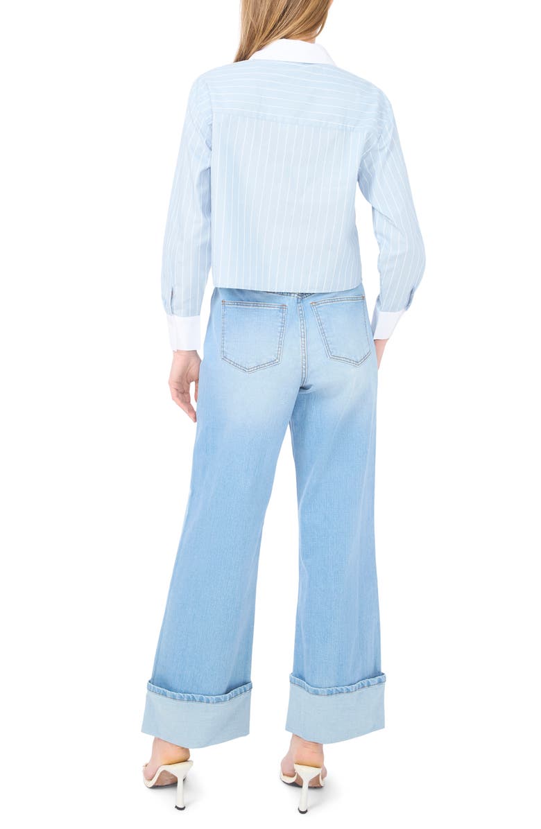 1.STATE Stripe Long Sleeve Button-Up Shirt, Alternate, color, Blue Denim