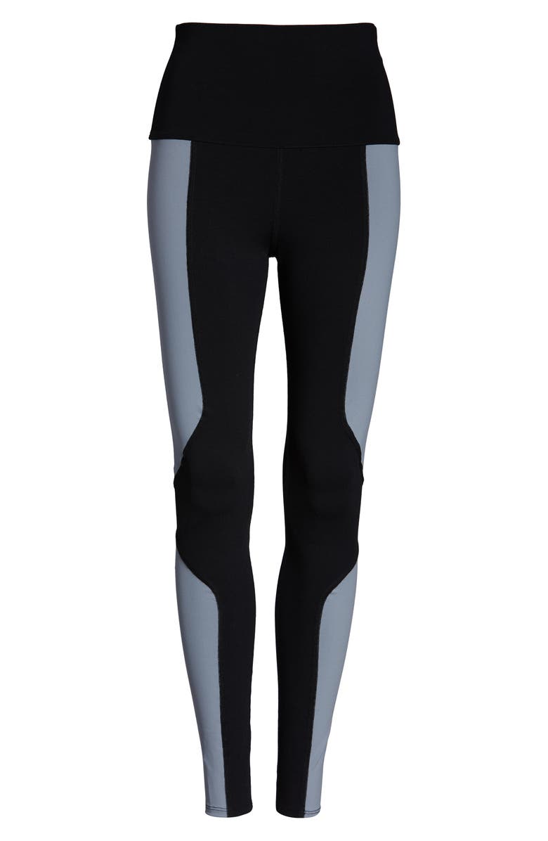 Live The Process Geometric Colorblock Leggings, Alternate, color, 