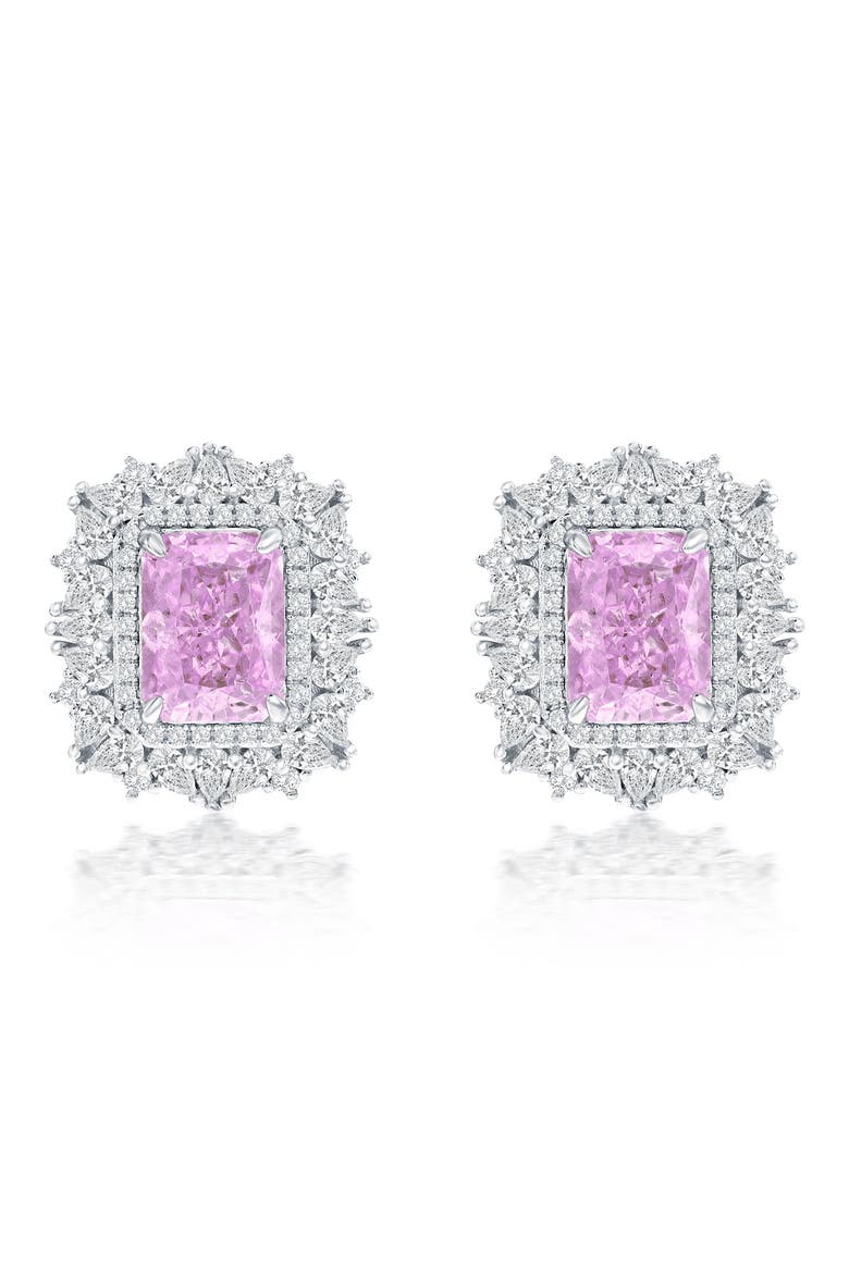Gala Firework Cluster Stud Earrings, Alternate, color, PINK
