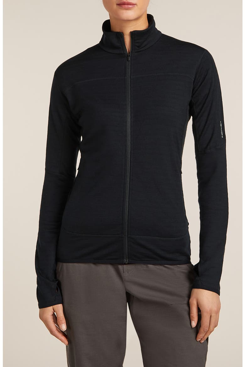 300 Descender Full Zip Jacket, Main, color, BLACK