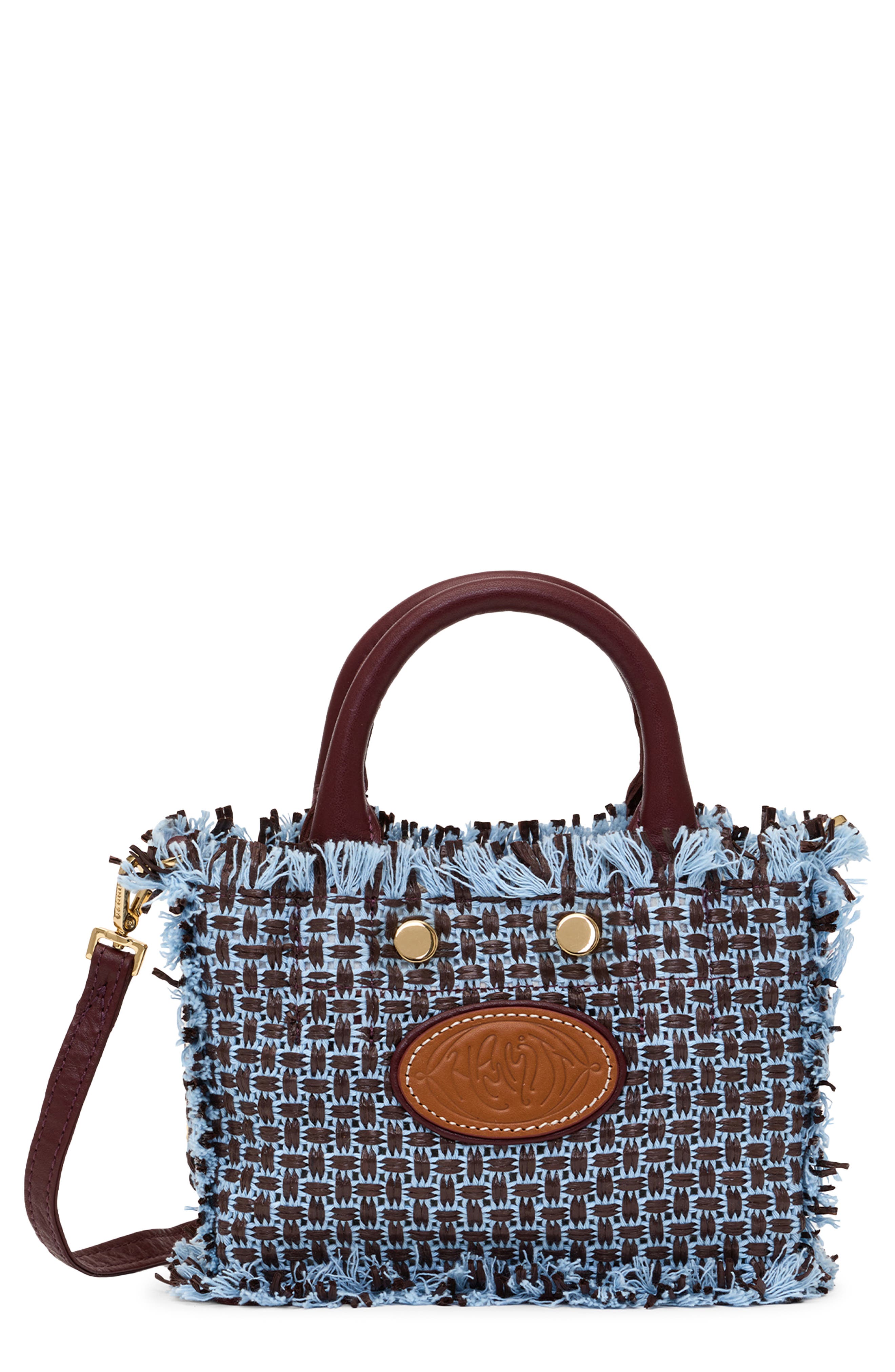 HAMMITT Mini Tote, Main, color, Blueberry Sorbet/ Gold