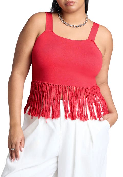 Fringe Crop Top (Plus Available)