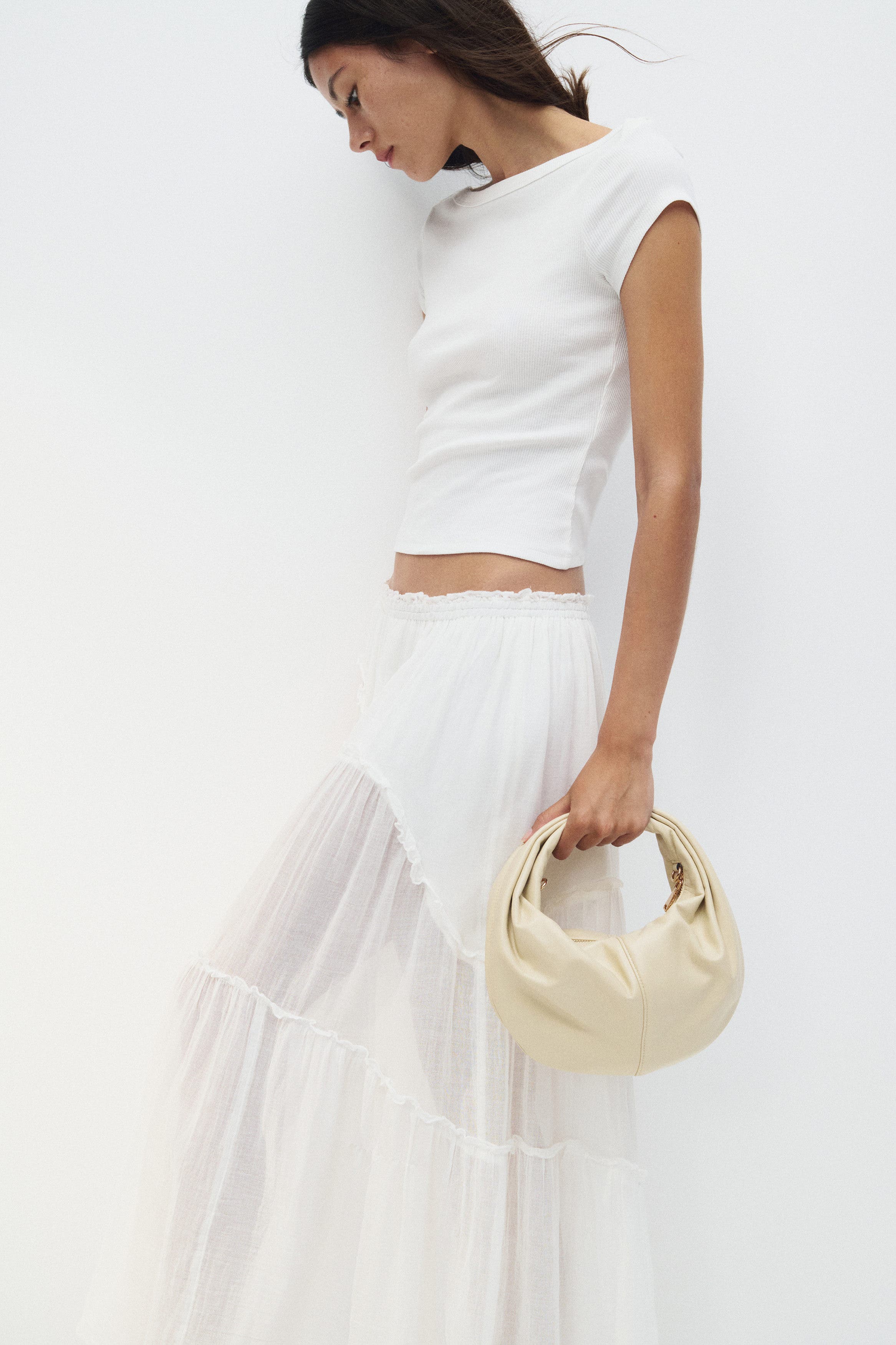 H&M Crossbody Bag, Alternate, color, Beige