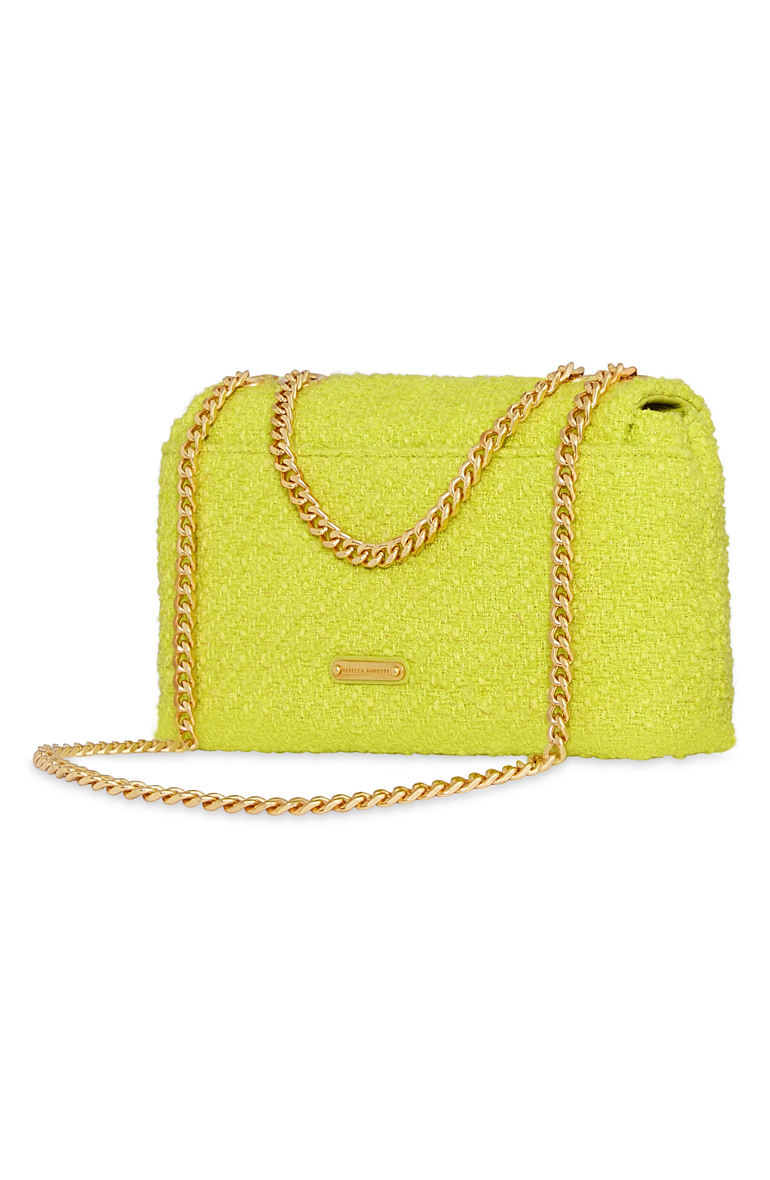 Rebecca Minkoff Medium Edie Tweed Convertible Crossbody Bag, Alternate, color, 