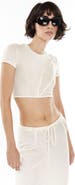 Mother of All Papper Short Sleeve Crop Top
