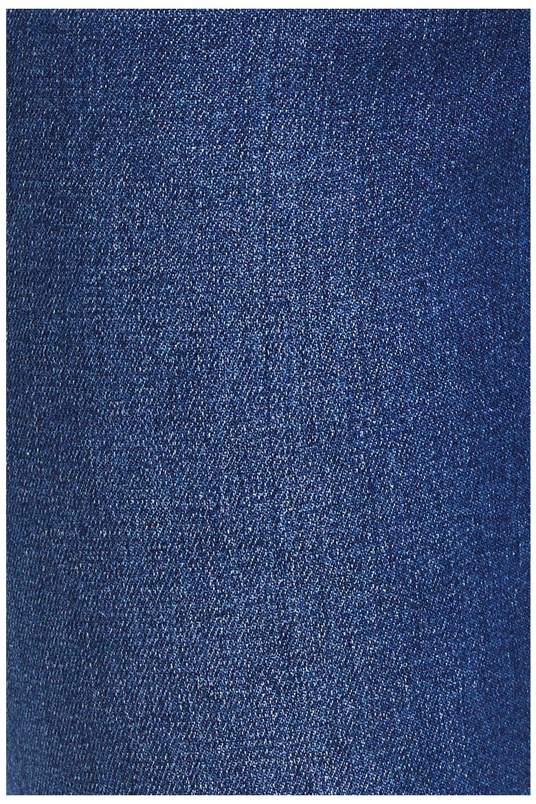 High Waist Flare Jeans, Alternate, color, DARK BLUE