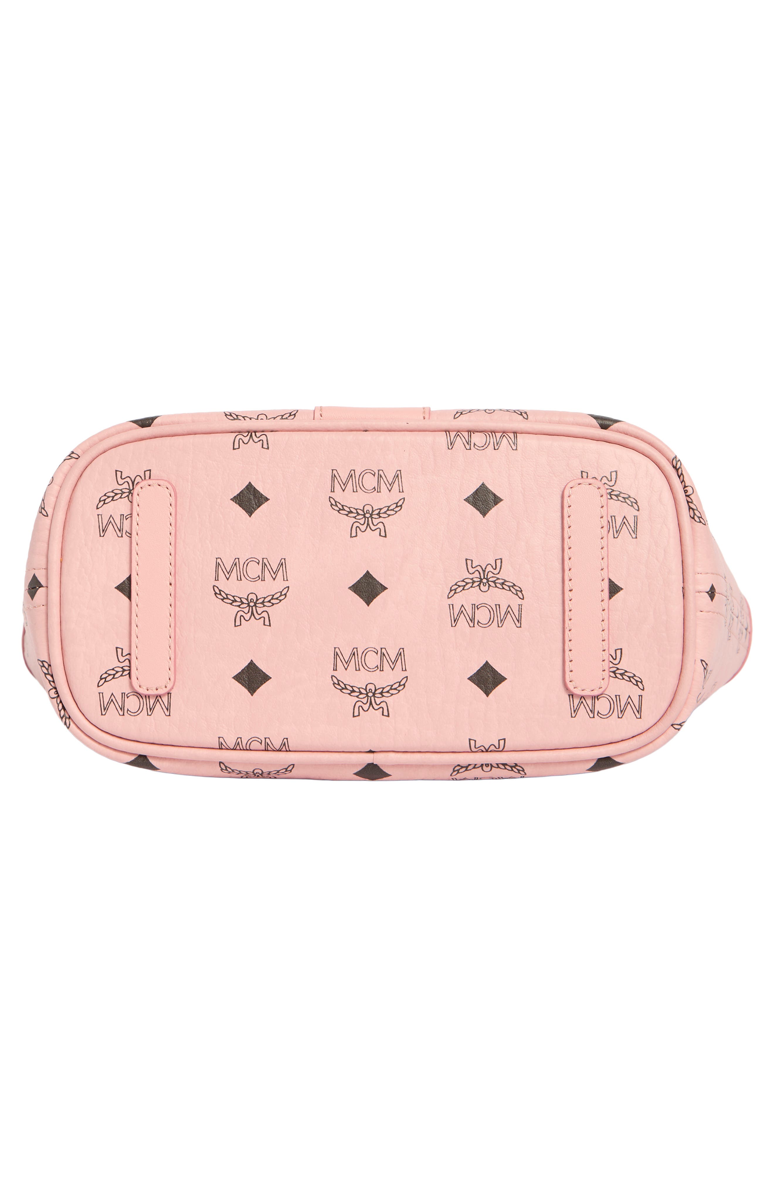 MCM Small Liz Leather Shopper, Alternate, color, 