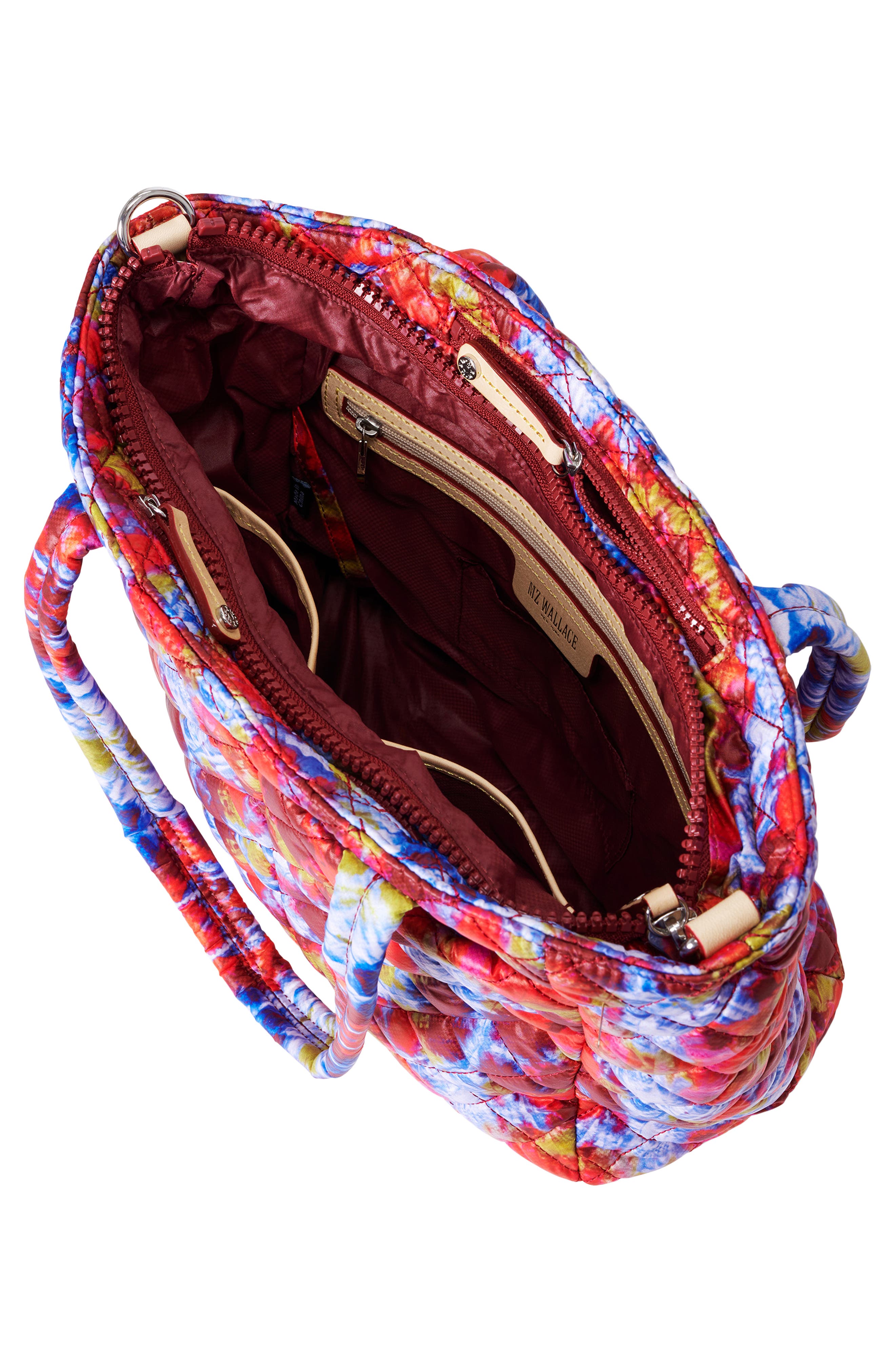 MZ Wallace Small Metro Quatro Quilted Nylon Tote, Alternate, color, 