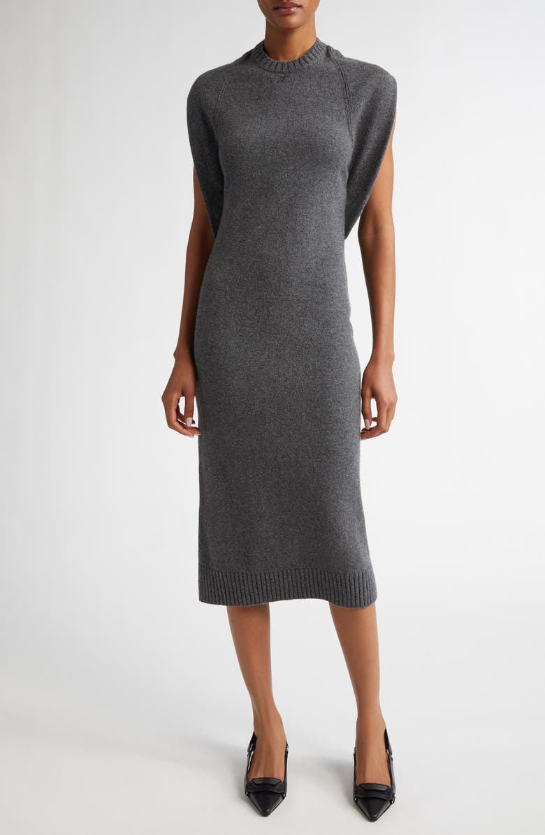Courrèges Halter Lambswool Sweater Dress, Main, color,