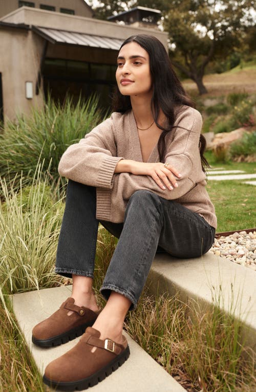 Birkenstock Papillio By Boston Chunky Platform Clog In Brown