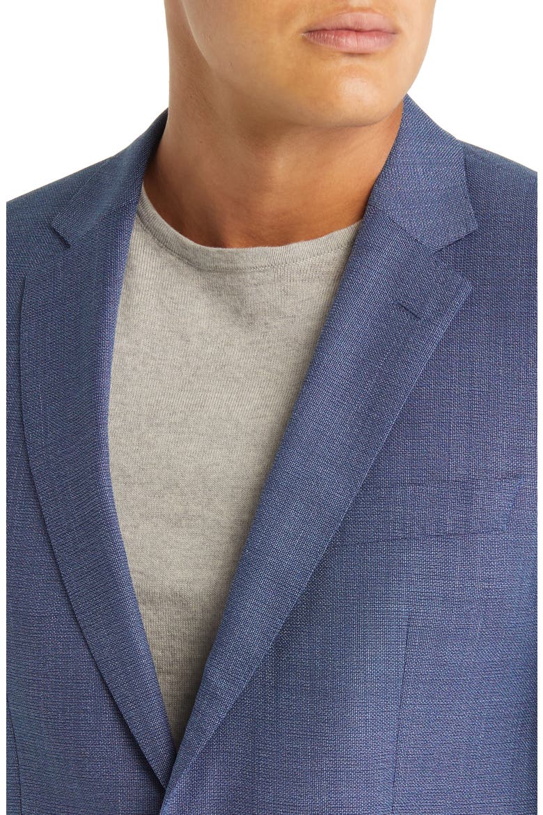 Slim Fit Virgin Wool Sport Coat, Alternate, color, MEDIUM BLUE