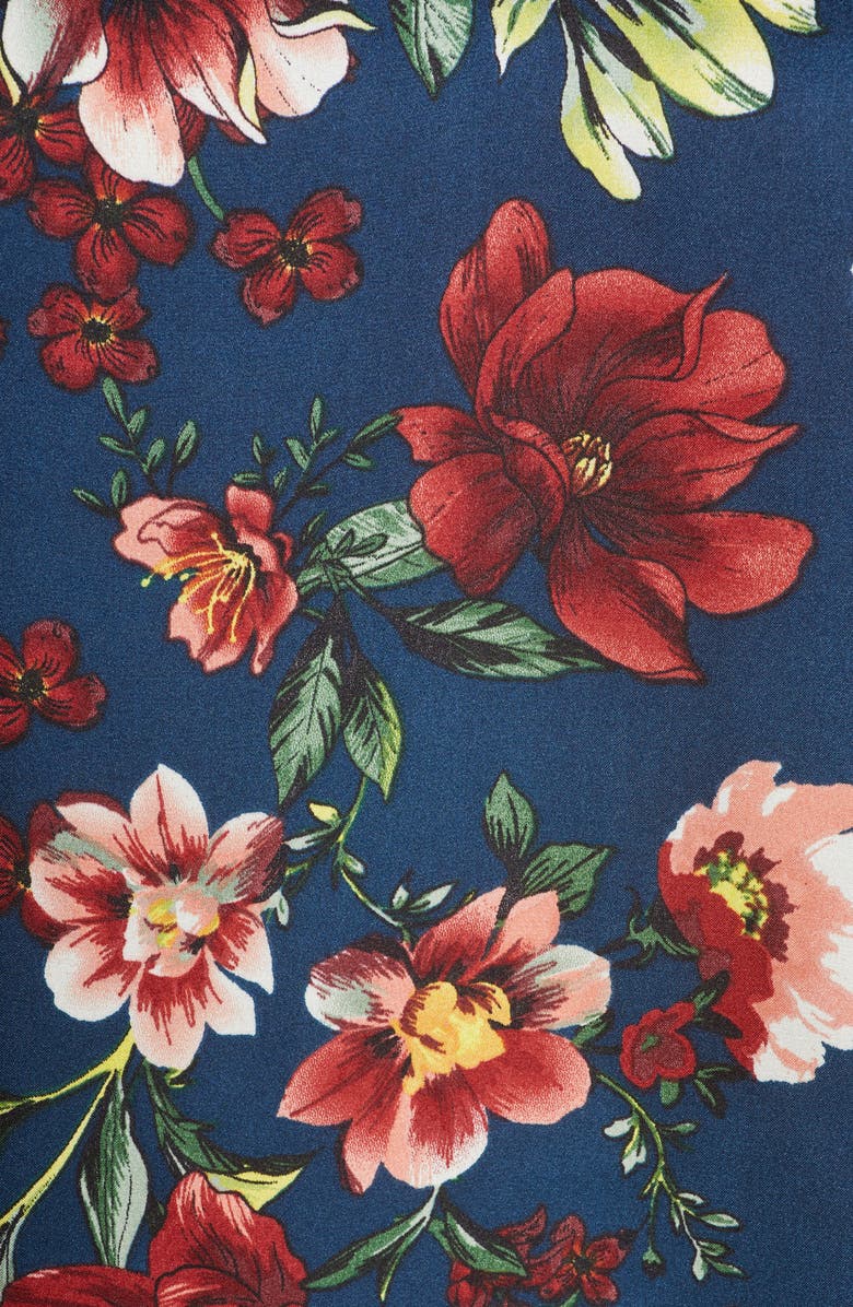 DR2 by Daniel Rainn Daniel Rainn Floral Satin Blouse, Alternate, color, 