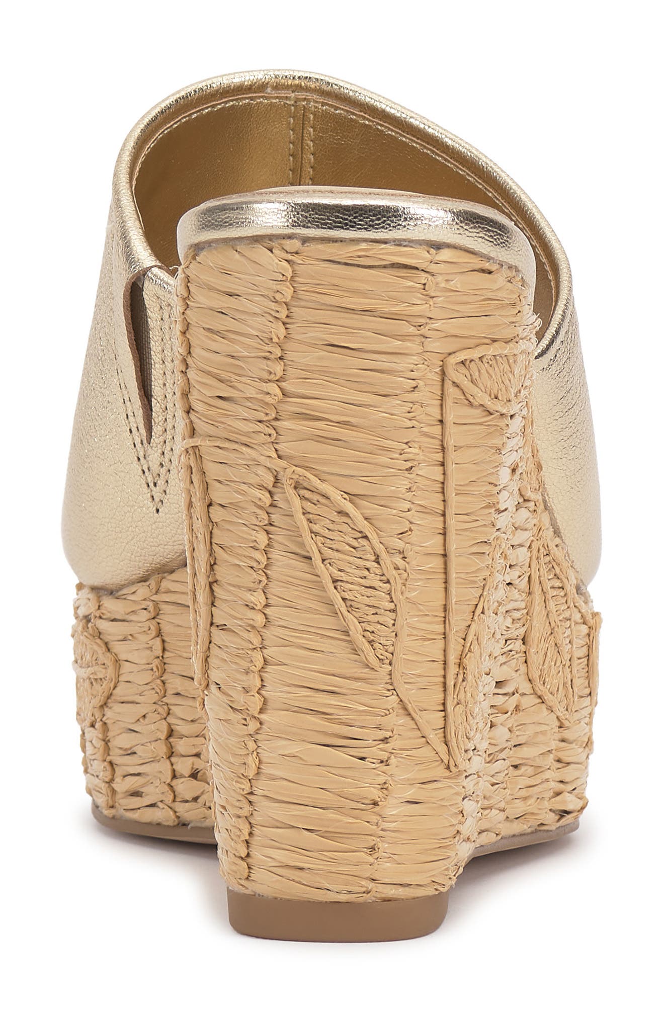 Vince Camuto Etta Platform Wedge Sandal, Alternate, color, Egyptian Gold