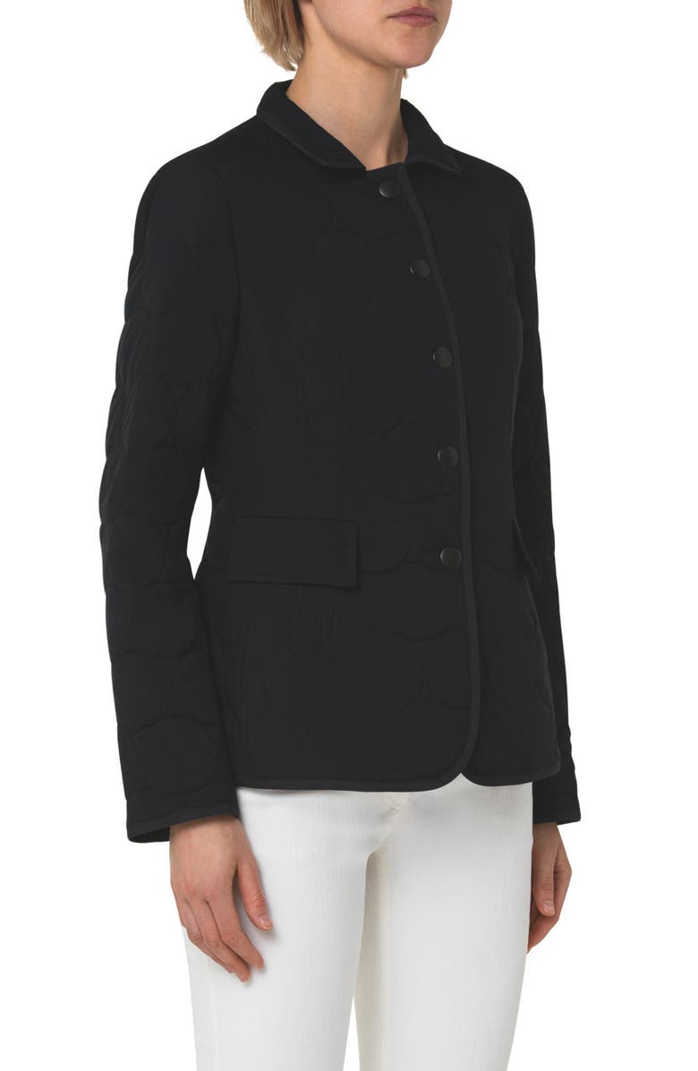 Akris punto Circle Quilted Jacket, Alternate, color, 
