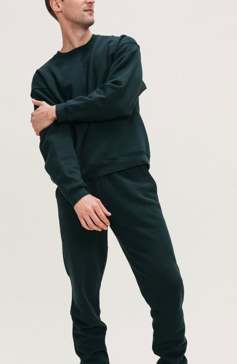 Men's Organic Cotton Teddy Oversized Crewneck