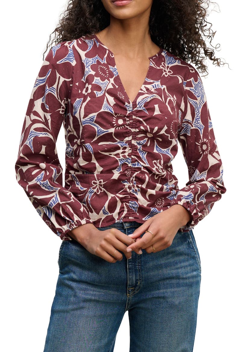 Sydney Printed Cotton Top, Main, color, EDEN MULTI