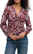 VELVET Sydney Printed Cotton Top