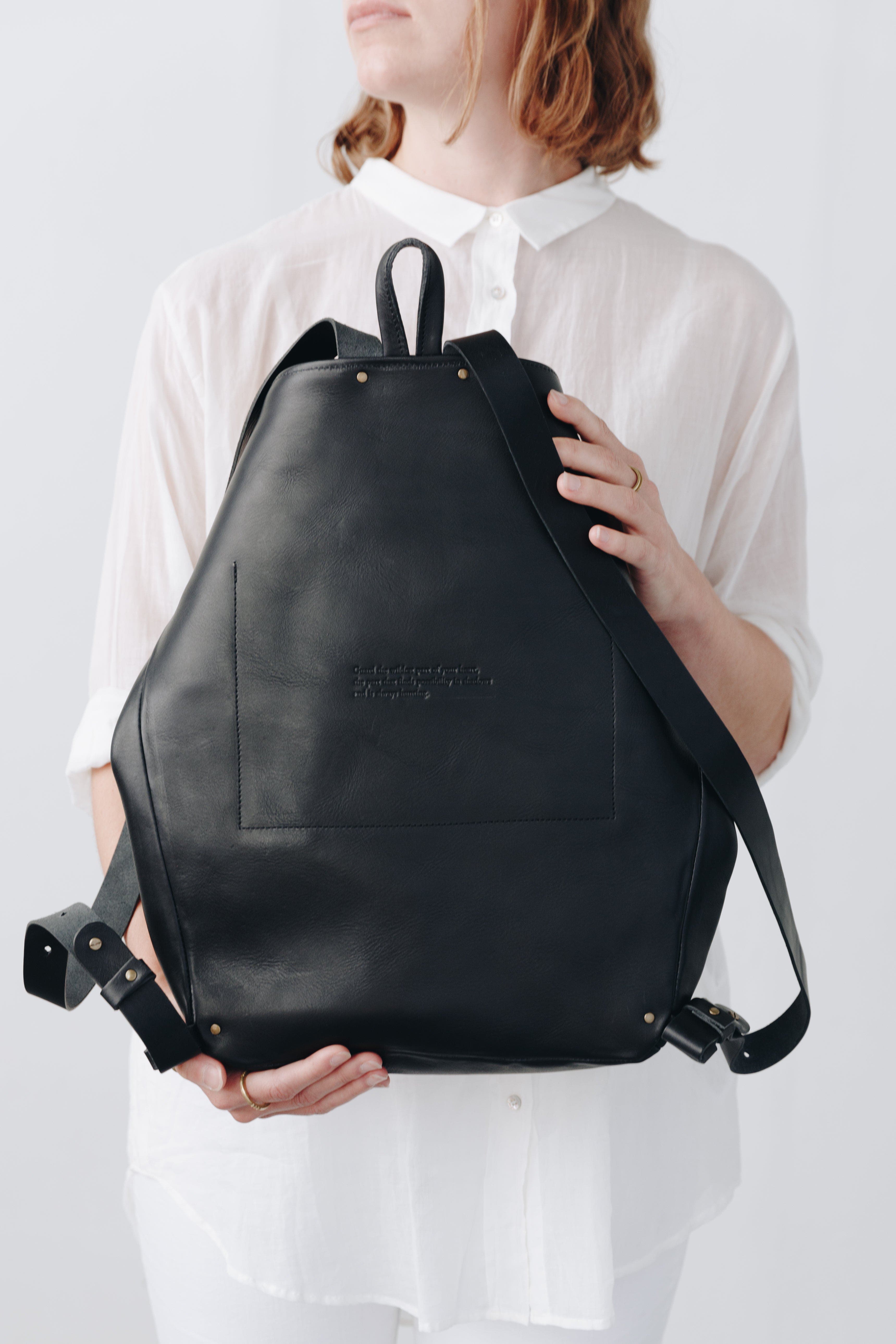 Harper the Label The Folded Backpack, Alternate, color, Black