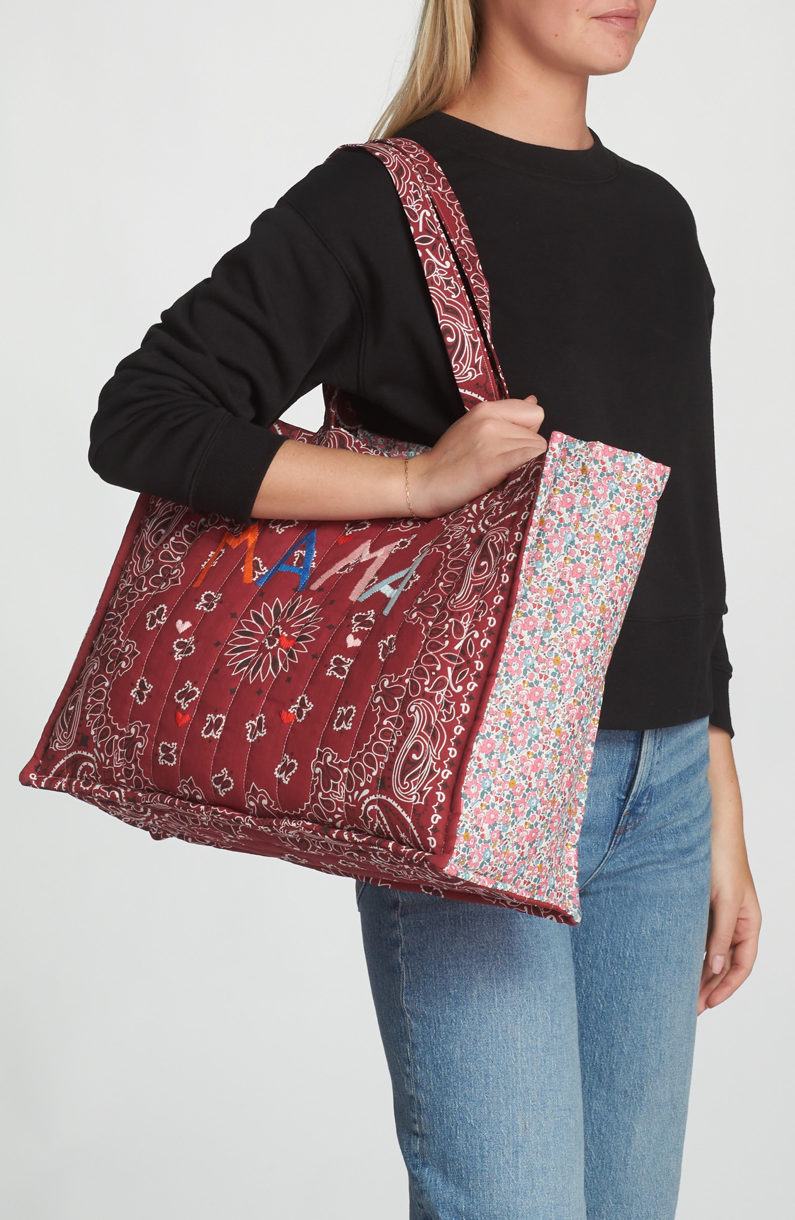 CALL IT BY YOUR NAME x Liberty London Maxi Cabas Embroidered