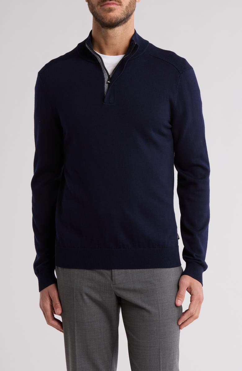 BOSS Maretto Full Zip Sweater, Main, color, 