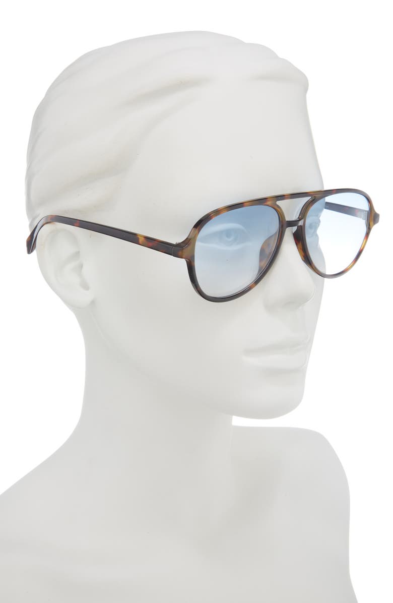 BP. Aviator Sunglasses, Alternate, color, Tort- Blue