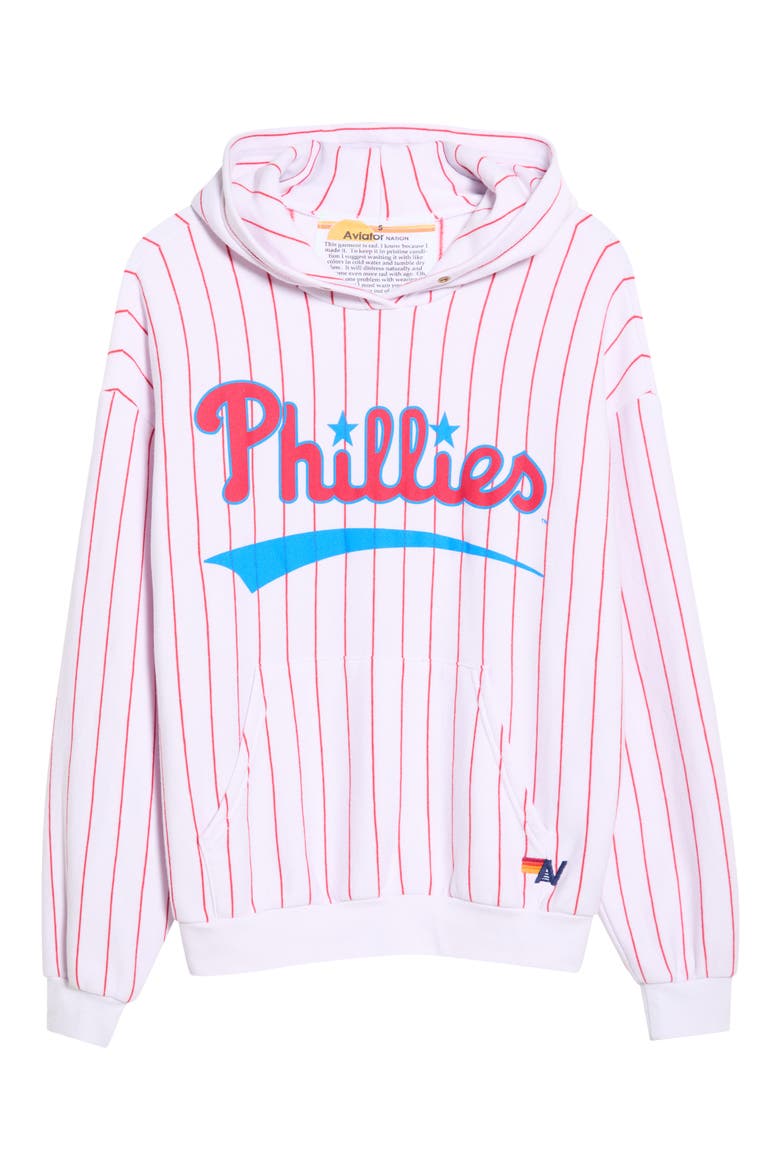 Philadelphia Phillies Graphic Hoodie, Main, color, WHITE/ RED