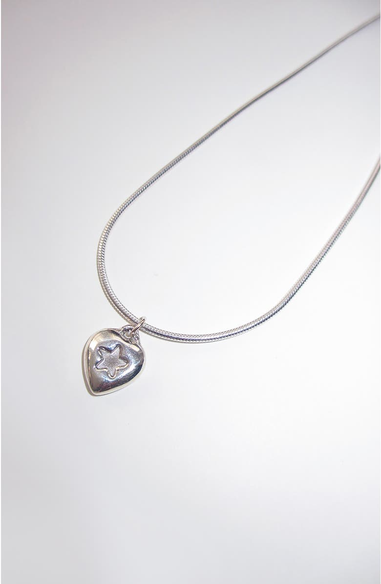 Rimor Jewelry Mini Star Heart Snake Chain, Main, color, Silver