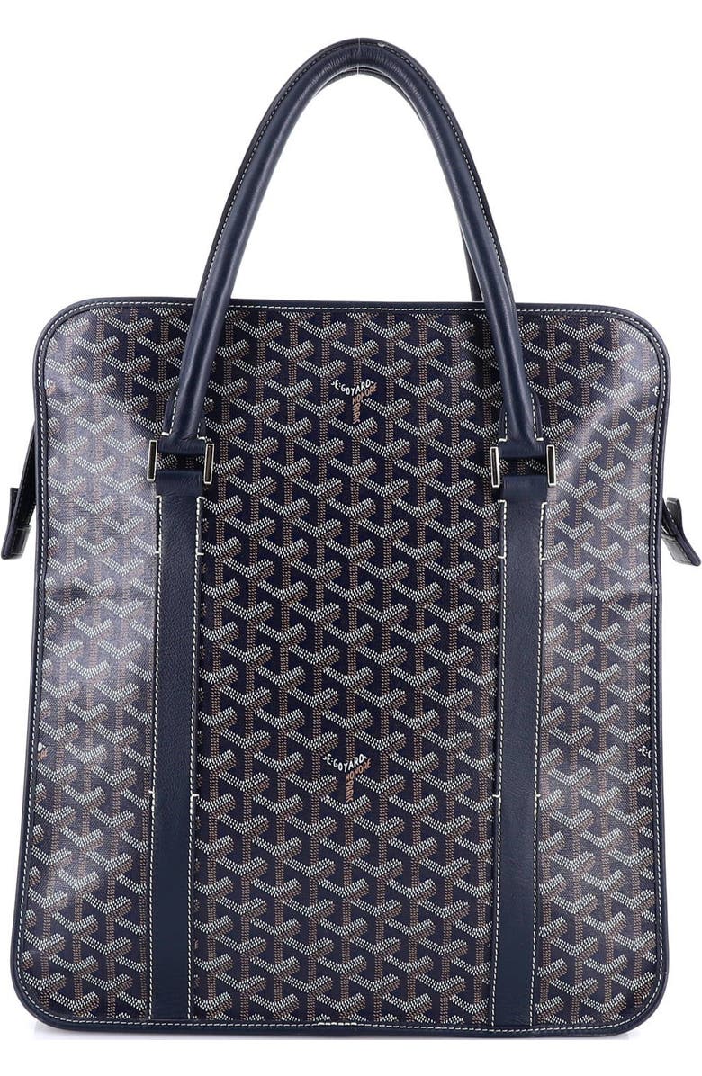 Pre-Owned Goyard Bourgogne Bag Coated Canvas, Alternate, color, Blue