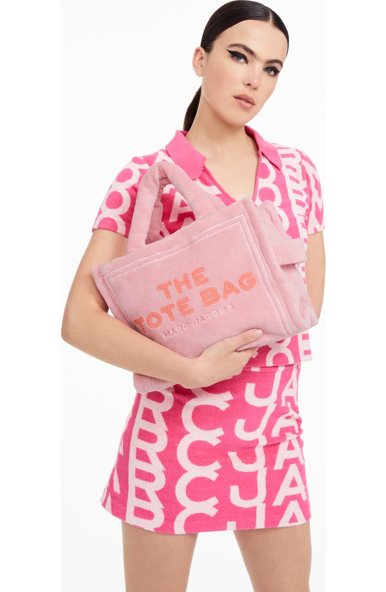 Marc Jacobs The Terry Medium Tote Bag, Alternate, color, Light Pink