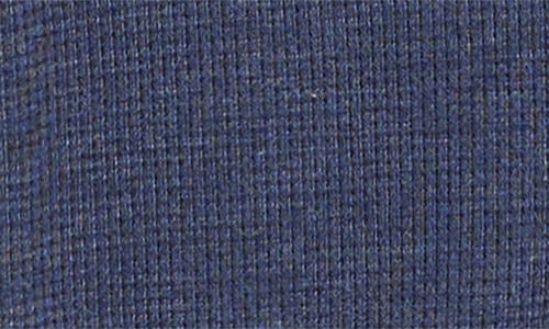 7 For All Mankind Raglan Waffle Knit Footie In Blue