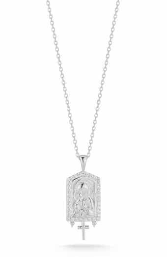Mary Cubic Zirconia Pendant Necklace